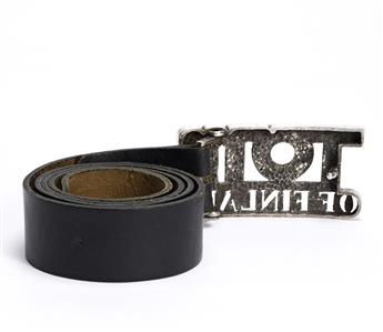 TOM OF FINLAND (after) Tom of Finland leather belt and buckle